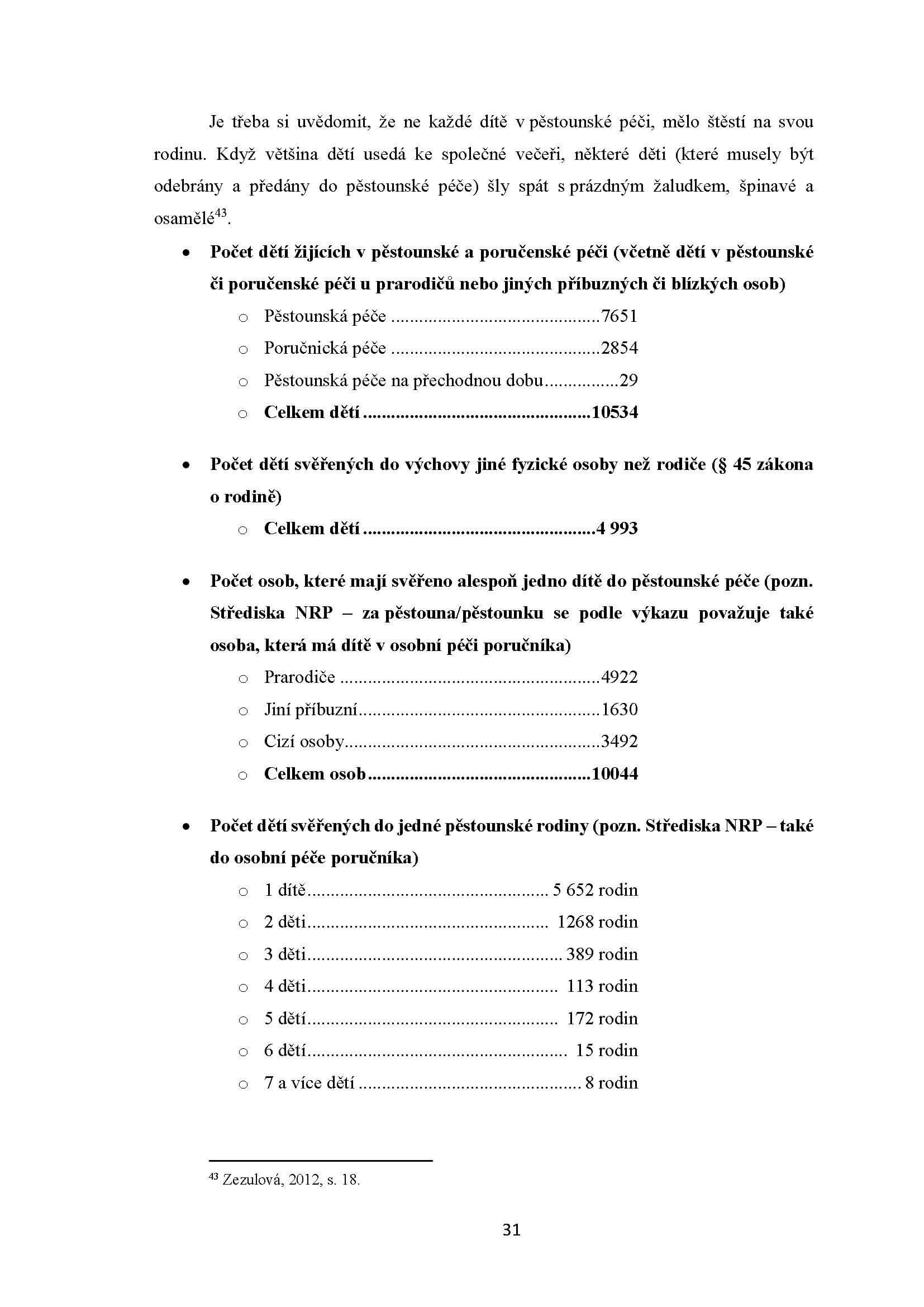 Tabulátory a zarovnání v diplomové práci